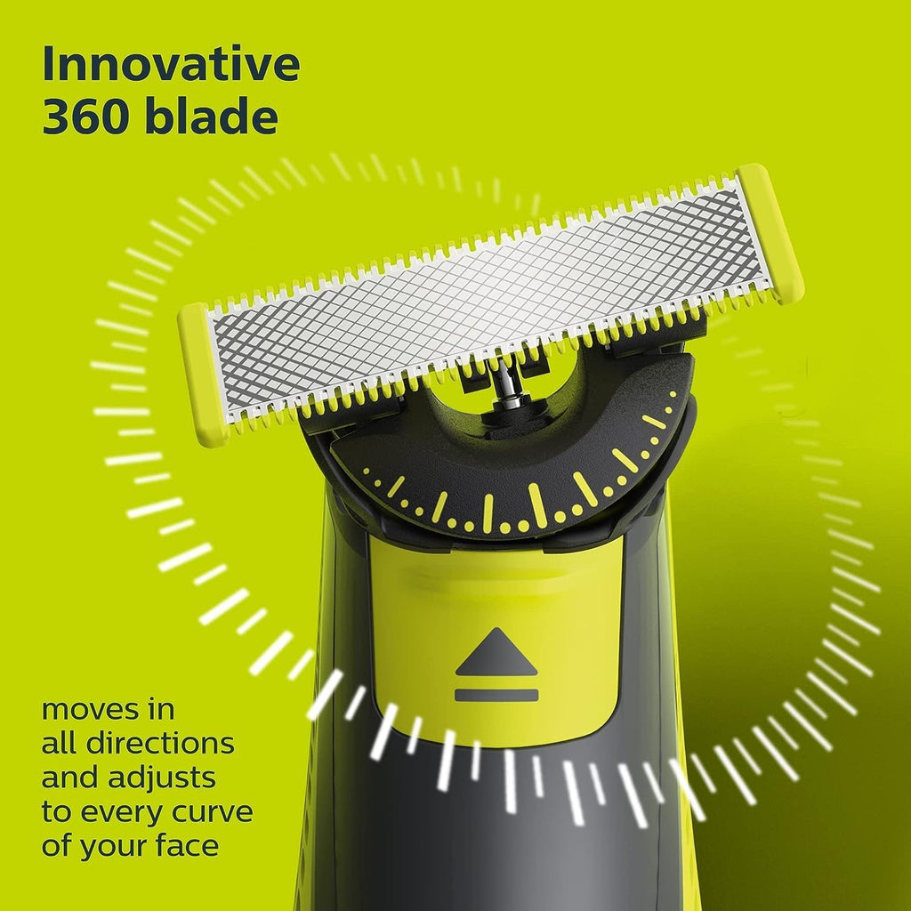 Oneblade 360 Face, Wet & Dry, Trim, Edge & Shave with the 360 Blade, QP2724/22
