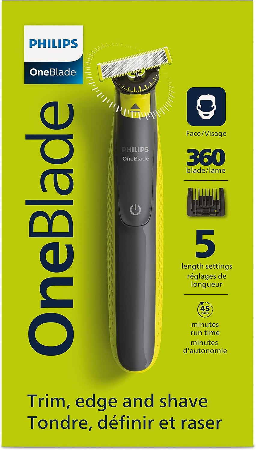 Oneblade 360 Face, Wet & Dry, Trim, Edge & Shave with the 360 Blade, QP2724/22